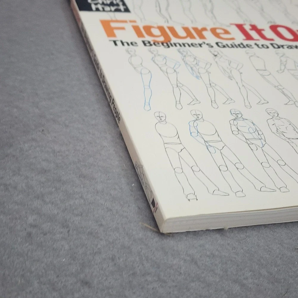 Chris Hart Figure It‎ Out Drawing People Guide Art Instruction Paperback OS